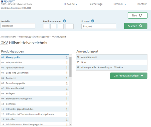 Screenshot GKV